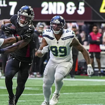 Bet the UNDER on Bijan Robinson's rushing yards total against the Seahawks in Week 14.