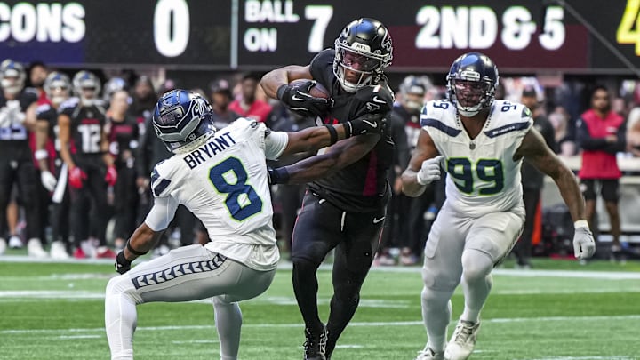 Bet the UNDER on Bijan Robinson's rushing yards total against the Seahawks in Week 14. Bet the UNDER on Bijan Robinson's rushing yards total against the Seahawks in Week 14.
