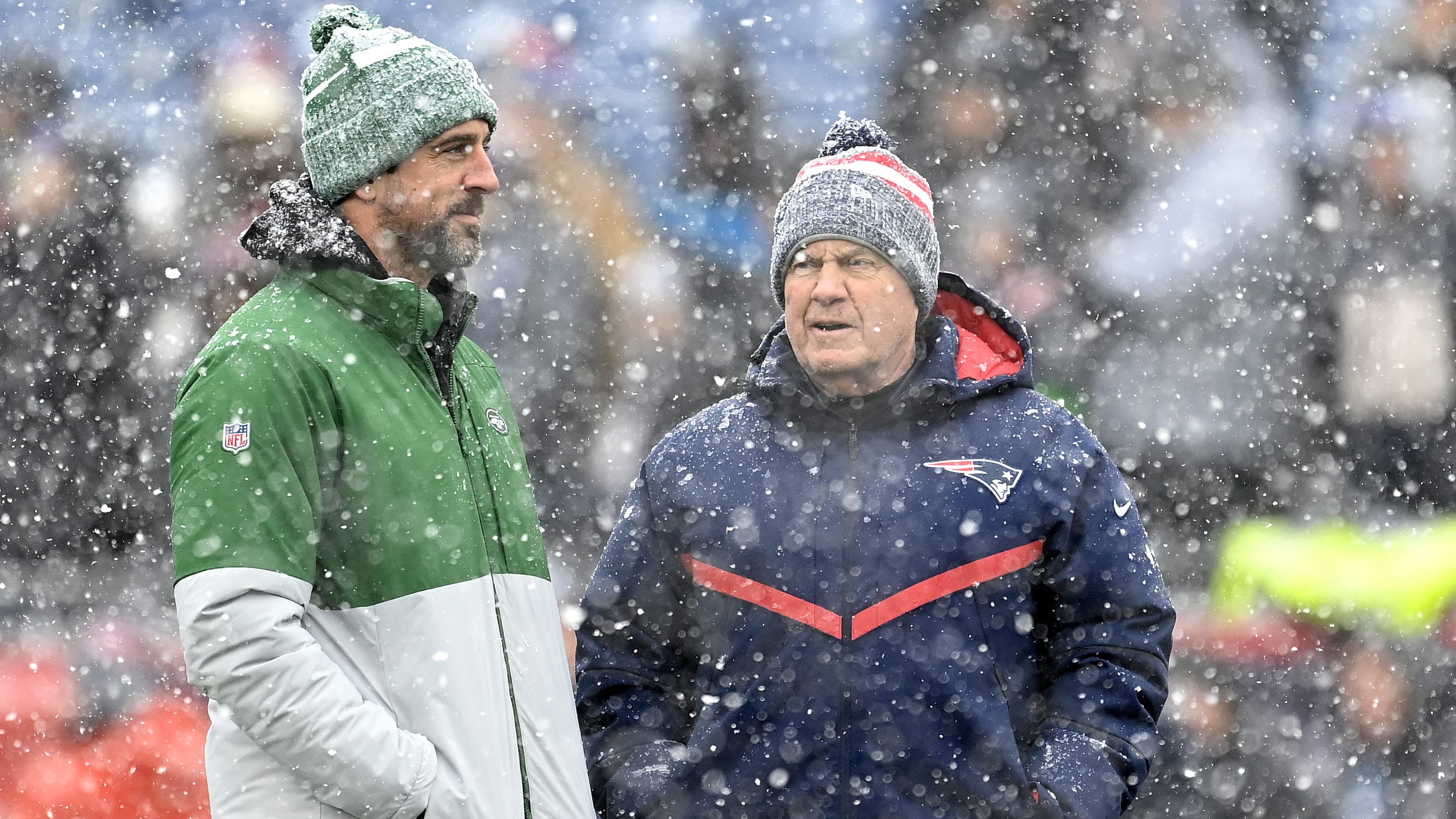 Bill Belichick, Aaron Rodgers