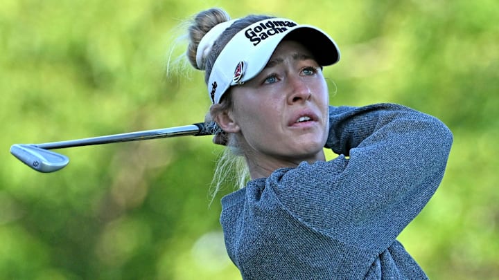 Nelly Korda looks to successfully defend her title at the Annika after more than a month off due to an injury.  