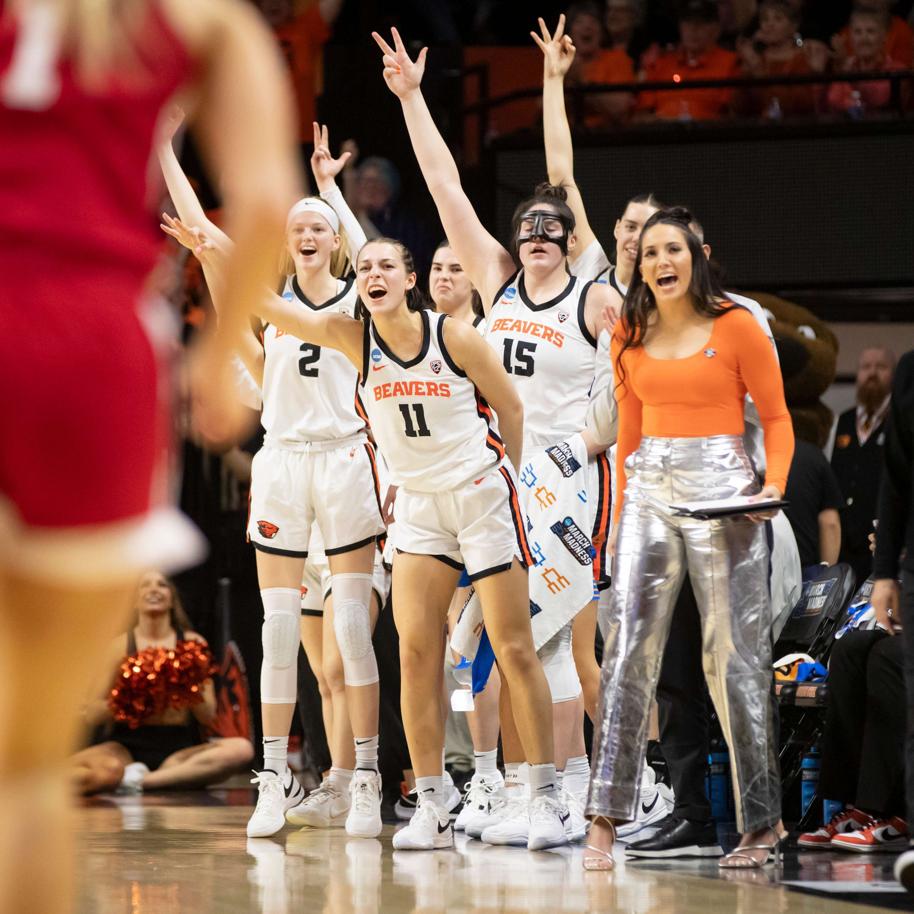 Oregon State bench