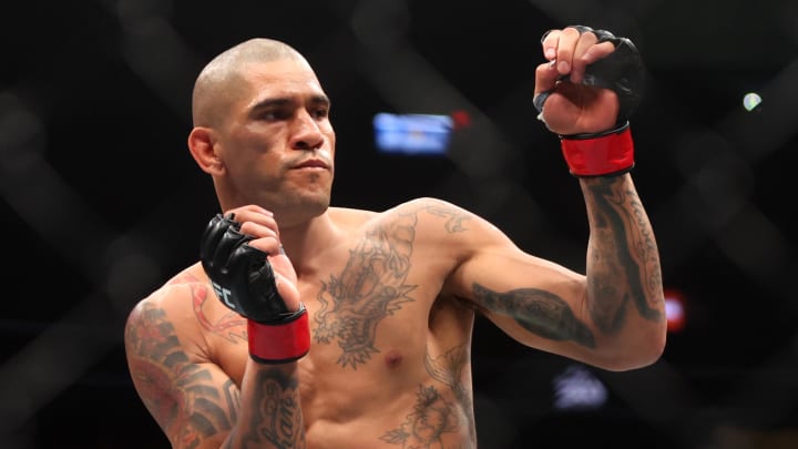 Apr 13, 2024; Las Vegas, Nevada, USA; Alex Pereira during UFC 300 at T-Mobile Arena. Mandatory Credit: Mark J. Rebilas-USA TODAY Sports Apr 13, 2024; Las Vegas, Nevada, USA; Alex Pereira during UFC 300 at T-Mobile Arena. Mandatory Credit: Mark J. Rebilas-USA TODAY Sports