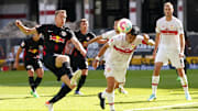 Lukas Klostermann (l.) hat sich am Sprunggelenk verletzt