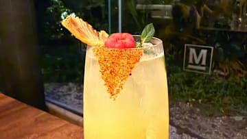 Specialty cocktail at Umo, Hard Rock Riviera Maya