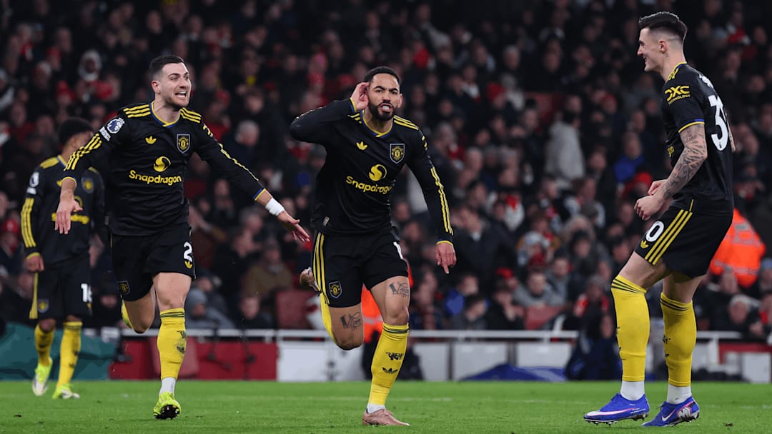 Matheus Cunha (centre) scored a wonderful, wonderful goal.