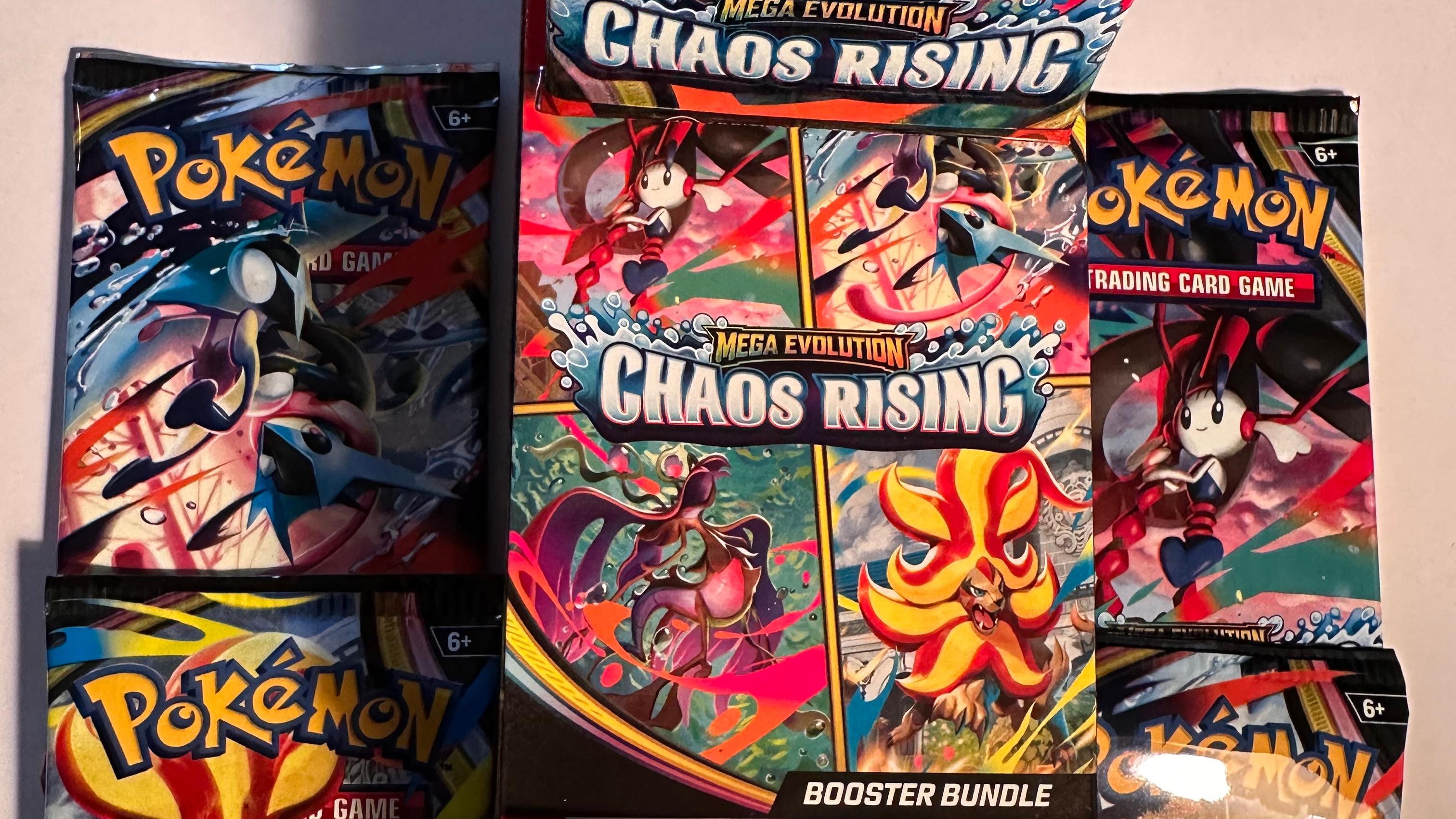 Pokmon TCG: Mega Evolution Chaos Rising Booster Bundle Review