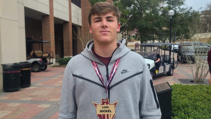 2025 QB prospect Luke Nickel talks about his recruitment process on Jan. 21, 2023 at FSU's Junior Day.