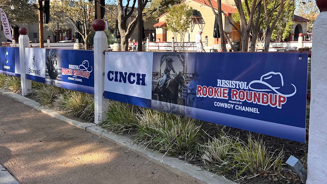 Resistol Rookie Roundup Signage