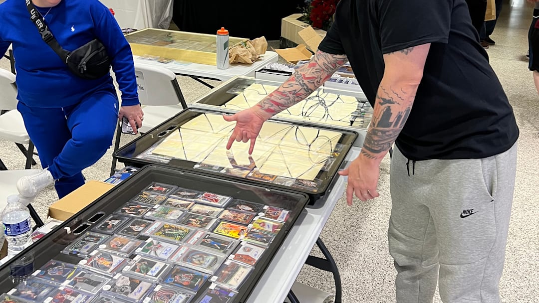 Bobby Carrington Looking in a Showcase Bobby Carrington Looking in a Showcase