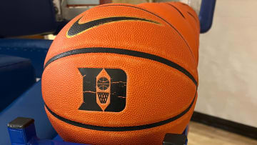 Duke basketball practice during 2023-24 season at Cameron Indoor Stadium.