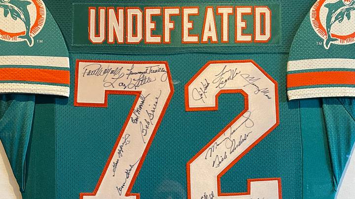 Memorabilia honoring the late Don Shula is throughout the restaurant.

Don Shula's