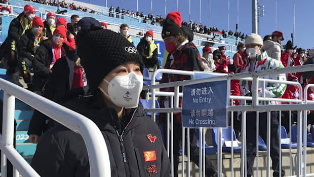 Peng made a rare public appearance at the 2022 Winter Games in Beijing.