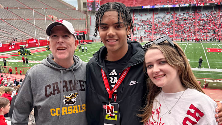 Nebraska Cornhuskers football commit Trae Taylor on a visit to the Husker Games Nebraska Cornhuskers football commit Trae Taylor on a visit to the Husker Games