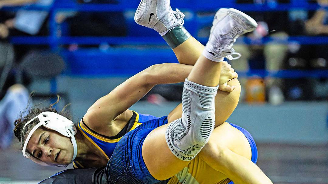 Canon McMillan’s Marlee Solomon the No. 1 ranked girls wrestler in the nation at 125 pounds.