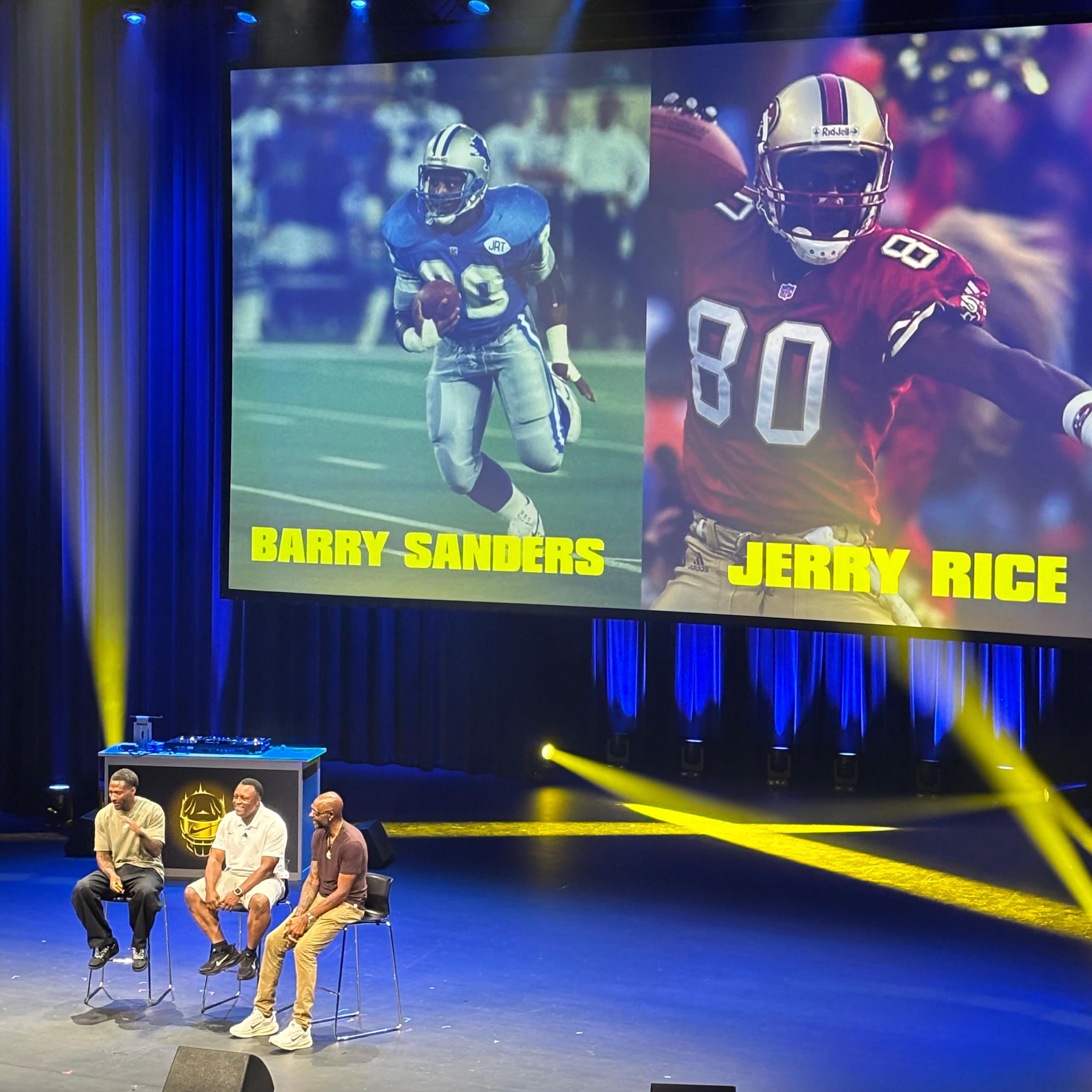 Jerry Rice, Barry Sanders Speak Candidly About The Opening at Nike