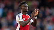 Bukayo Saka was injured with England