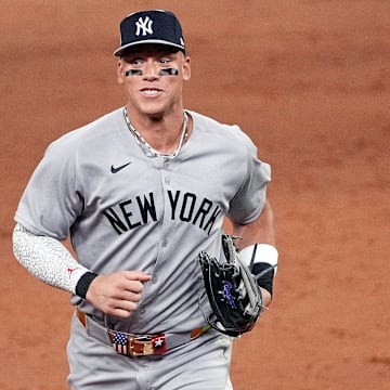 Aaron Judge was hitting .355 with 35 home runs and 81 RBIs at the 2025 All-Star break.