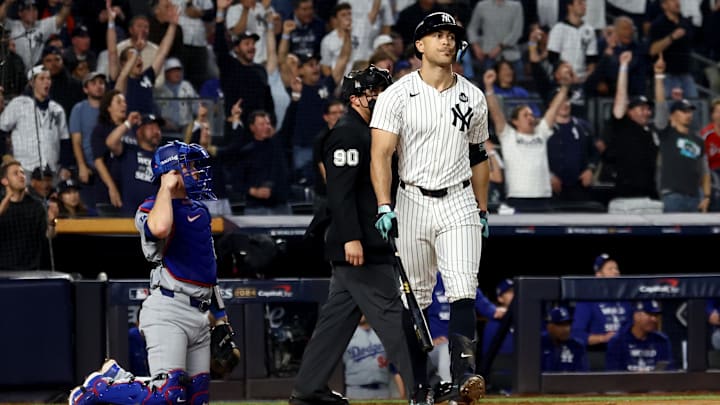 New York Yankees designated hitter Giancarlo Stanton New York Yankees designated hitter Giancarlo Stanton
