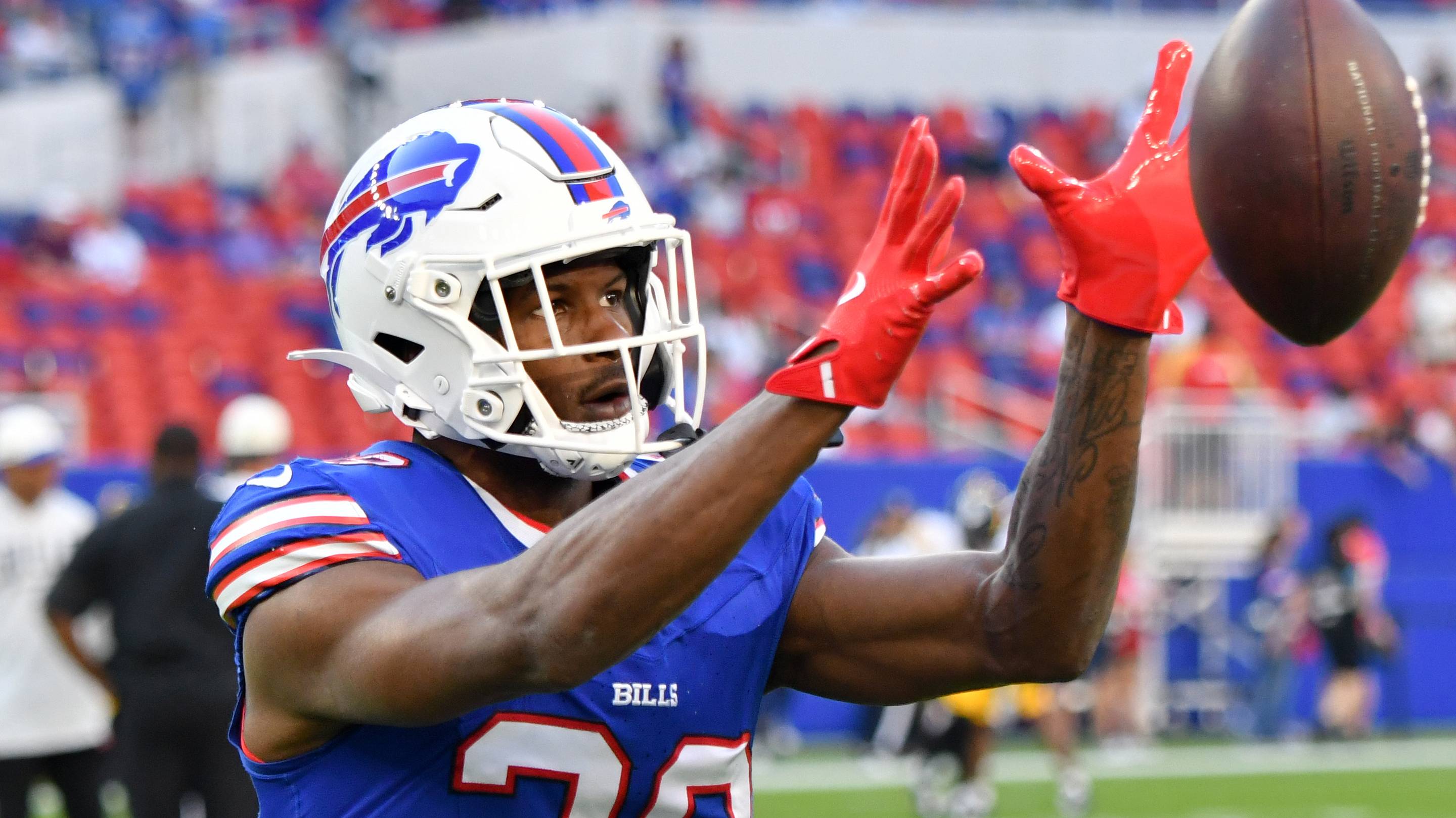 Bills Safety Sam Franklin Has Suspension Reduced After Spitting Incident