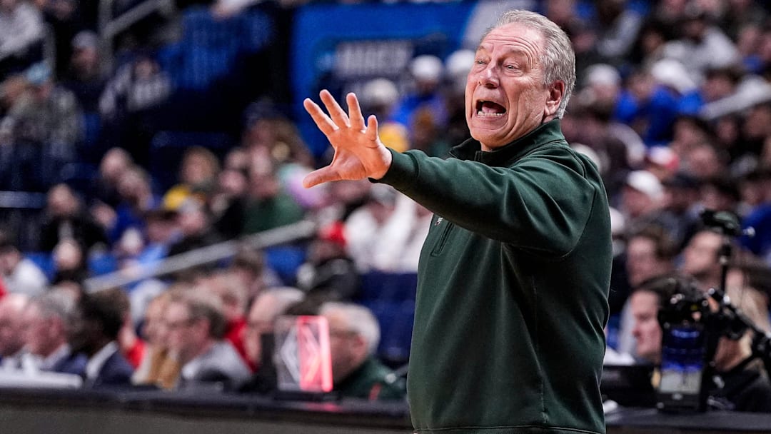 Michigan State head coach Tom Izzo