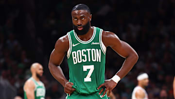 Boston Celtics wing Jaylen Brown (7).