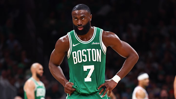 Boston Celtics wing Jaylen Brown (7).