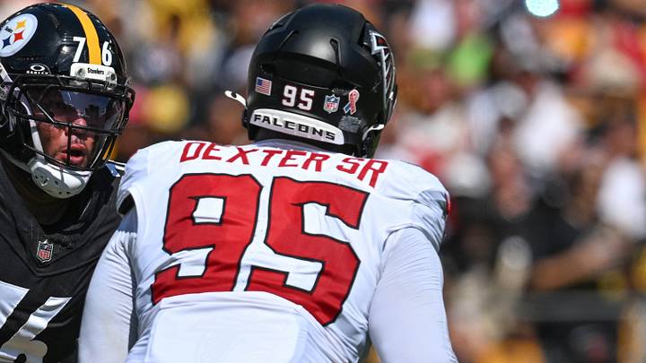 Atlanta Falcons defensive tackle  Gervon Dexter Sr.