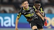 Savarino é um dos titulares do Botafogo para a partida