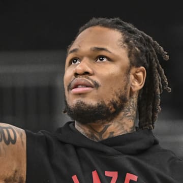 Ben McLemore, seen warming up for a game in 2022, will serve eight years in prison.