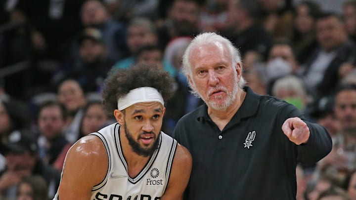 Gregg Popovich, Derrick White, San Antonio Spurs