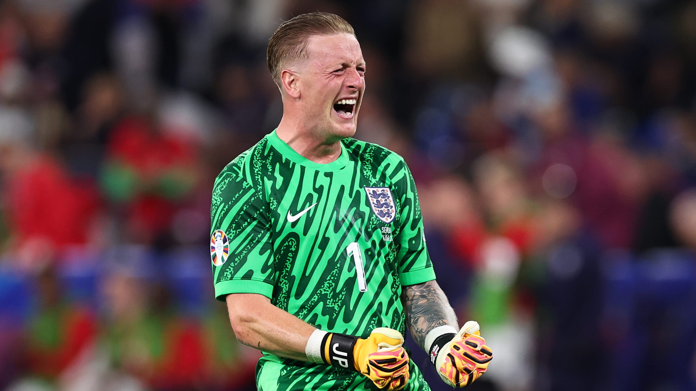 Jordan Pickford breaks 34-year England record at Euro 2024