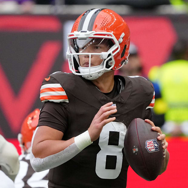 Browns quarterback Dillon Gabriel 