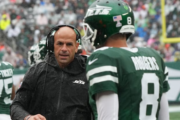 Robert Saleh, Aaron Rodgers, New York Jets