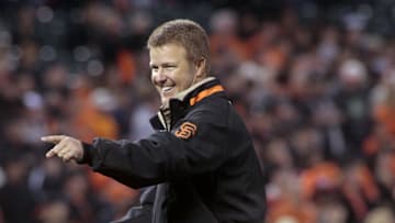 Former San Francisco Giants infielder Jeff Kent in 2010 at San Francisco stadium, then known as AT&T Park.