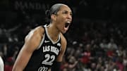 Las Vegas Aces center A'ja Wilson is a great prop target in Game 1.