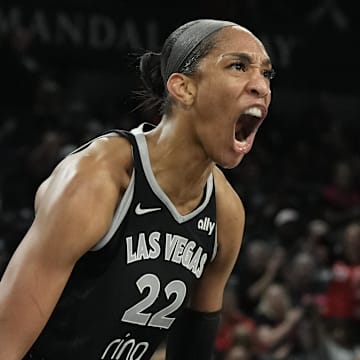 Las Vegas Aces center A'ja Wilson is a great prop target in Game 1.