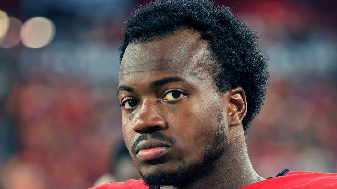 Aug 22, 2026; Tampa, Florida, USA;  Tampa Bay Buccaneers linebacker Rueben Bain Jr. (3) during the first half against the Kansas City Chiefs at Raymond James Stadium.  Mandatory Credit: Kim Klement Neitzel-Imagn Images