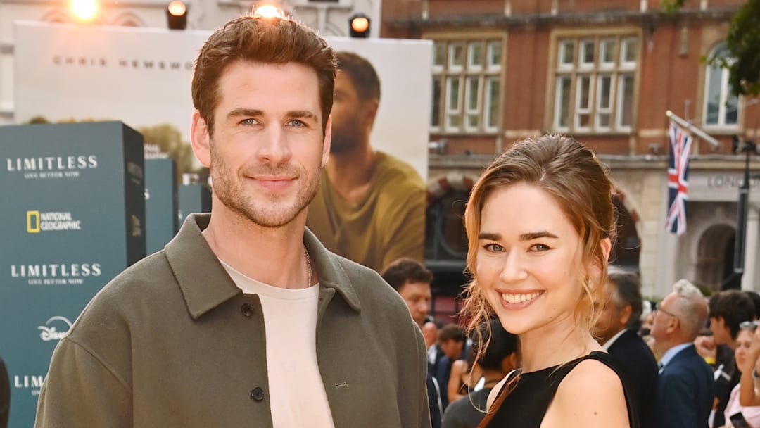 Liam Hemsworth and Gabriella Brooks at the ‘Limitless: Live Better Now’ premiere.