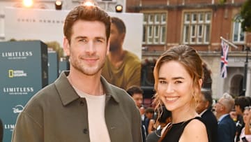 Liam Hemsworth and Gabriella Brooks at the ‘Limitless: Live Better Now’ premiere.