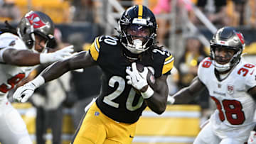 Pittsburgh Steelers running back Kaleb Johnson