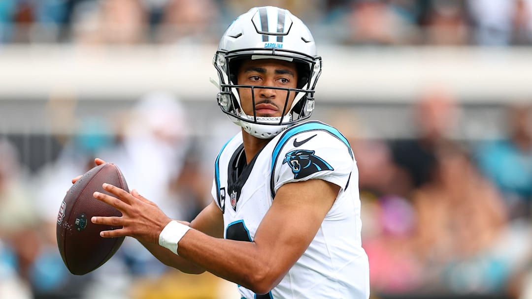 Carolina Panthers quarterback Bryce Young