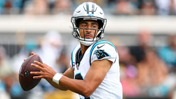 Carolina Panthers quarterback Bryce Young