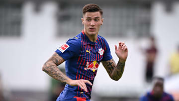 Benjamin Šeško has been a target for both Man Utd and Newcastle.