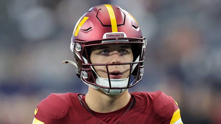Washington Commanders wide receiver Luke McCaffrey