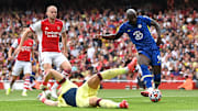 Lukaku opened his Chelsea account against Arsenal