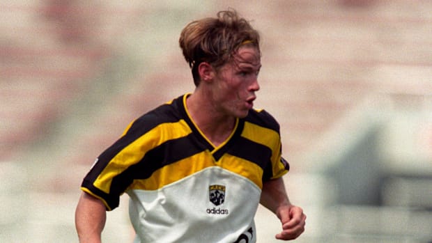 A young Brian McBride. 