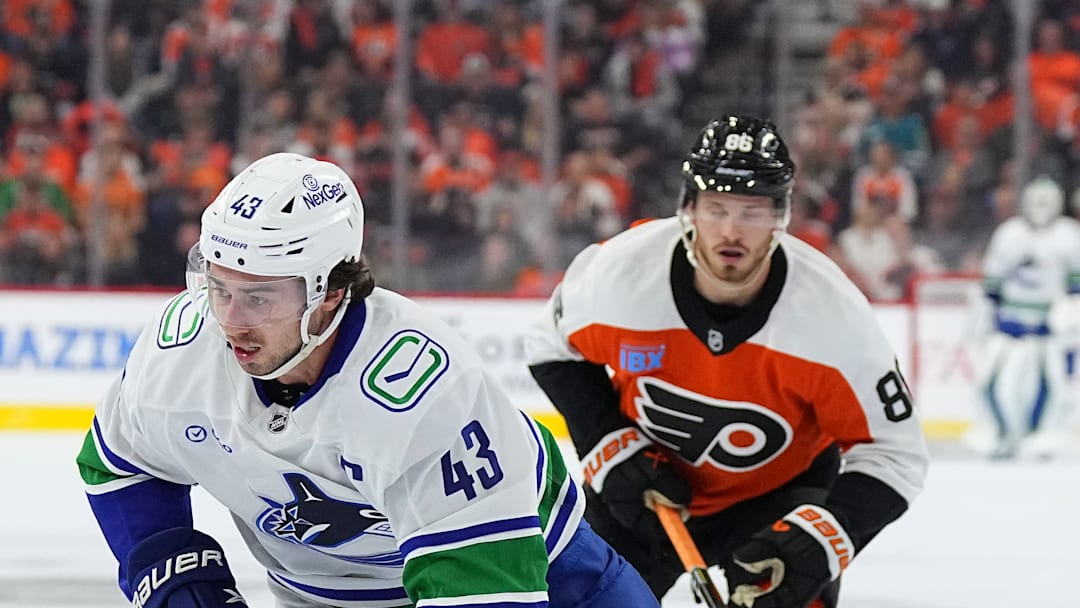 Vancouver Canucks v Philadelphia Flyers