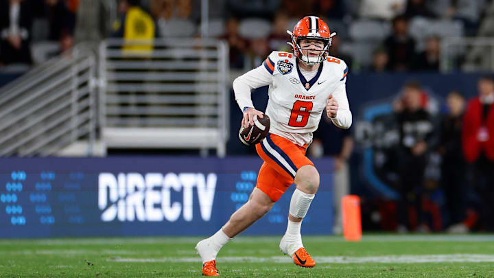 Take a deep dive into what to expect from Syracuse football at the quarterback position during the upcoming 2025 season.