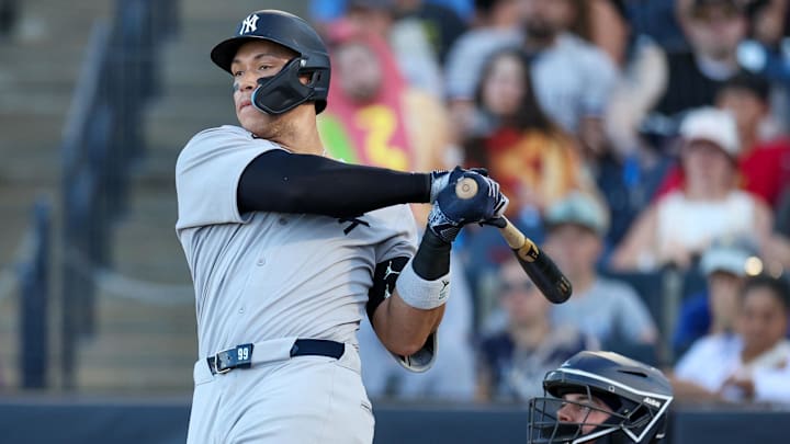 This sure looked like it should have been a home run for Aaron Judge.