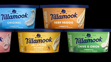 Tillamook Cream Cheese spreads in five flavors